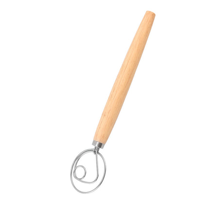 Factory supply in stock noodle stick flour mixer 430 stainless steel coil egg beater dough mixer