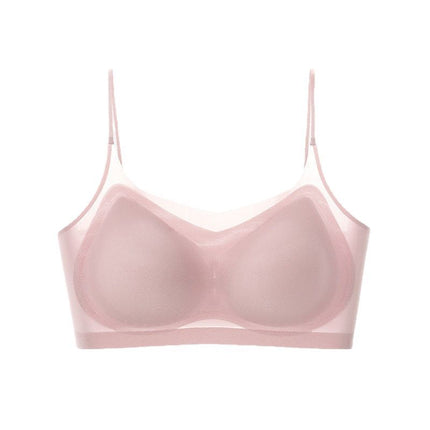 Summer Mesh Thin Non-marking Sling Underwear Women's Beautiful Back Breathable Push-up Anti-sagging plus size Bra for Women