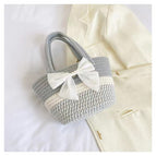 gray bow