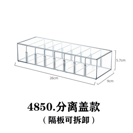 Color Paper Storage Box Desktop Acrylic Peripheral Card Postcard Transparent Dustproof Badge Millet Display Box