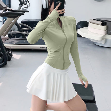 Yoga Clothing Sports Suit for Women 2026 New Style Long-Sleeved Jacket Top High-End Outdoor Casual Running Training Clothing