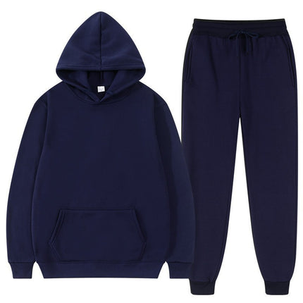 Men's Suit Cross-Border Autumn and Winter Export Pullover Sports Sweatshirt and Sweatpants Fashionable Men's Fleece Hoodie Jacket for Men