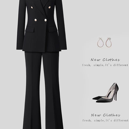 New High-Quality Tailcoat Set, Women's Business Office Jacke
