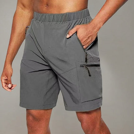 Amazon 2022 Men's Tooling Shorts Amazon Large Size New Zipper Shorts Multi-Pocket Mobile Phone Men's Shorts