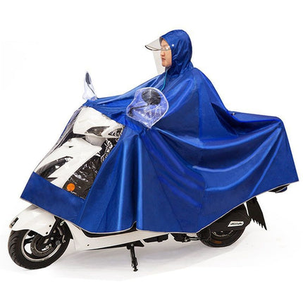 Raincoat Electric Car Long Full-Body All-In-One Parent-Child Raincoat Double Cycling Thickeneded Rainproof Electric Vehicle Poncho