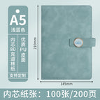 A5 plastic buckle-light blue