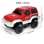 Lightless jeep red