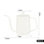 Hand brewing kettle 400m white-1.0 thick steel