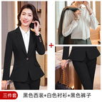 Black suit + pants + shirt / S