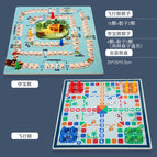 [Package 14] New Double-sided 29*29cm Two-in-one Chess Flying Chess Seizure Chess