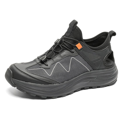 Men's Woven Camping Non-Slip Casual Shoes, Lightweight, Breathable and Versatile Sports Shoes, Outdoor Lightweight and Breathable River Tracing Shoes