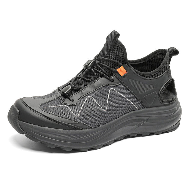 Men's Woven Camping Non-Slip Casual Shoes, Lightweight, Breathable and Versatile Sports Shoes, Outdoor Lightweight and Breathable River Tracing Shoes