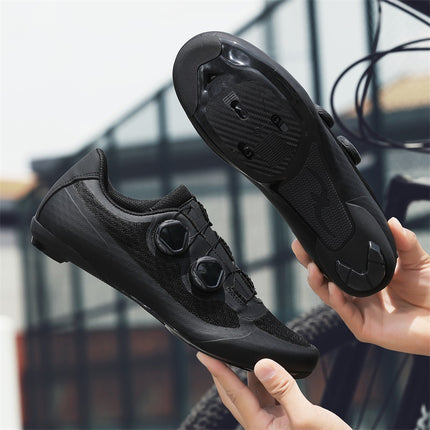 Cross-Border Foreign Trade Summer Breathable Mesh Cycling Shoes Cycling Shoes for Men and Women Road Bike Lock Shoes Bicycle Lock-Free Shoes