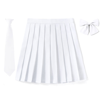 Factory Outlet in stock New High Waist Japanese plus size Animation Pleated Skirt Spring and Autumn COS Class Uniform School Uniform Men's and Women's Skirt