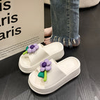 9012-2 [purple flower] white / 36-37