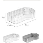 Light luxury vertical pattern&[transparent gray]&