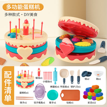 Play House Ferris Wheel Noodle Cake Colored Mud Ice Cream Machine Clay Plasticine Mold Girl Birthday Gift