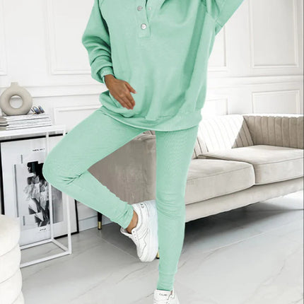 Amazon Hot Products Women's Sports Casual Hooded Sweater Thickened Thread Slim Vest Pants Three-Piece Set