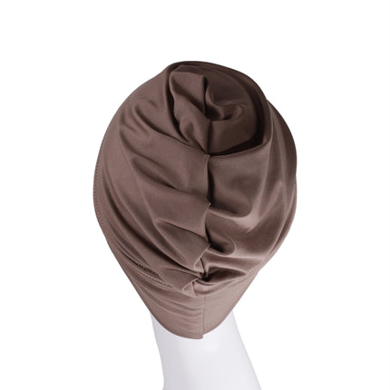 AliExpress Cross-border New Pleated Fashion Comfortable African Women Base Cap Headset Hat Hair Condiment Hat