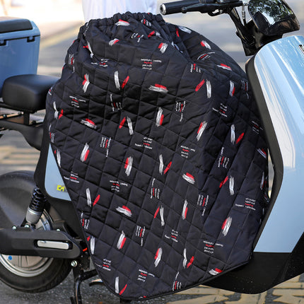 New autumn and winter skirt cycling warm electric motorcycle windbreaker leg and knee pad thickened windproof quilt