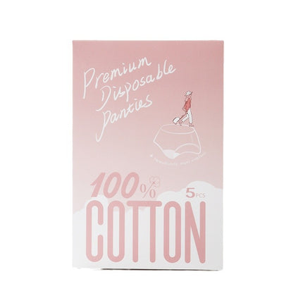 Pure cotton disposable underwear women high waist pregnant women sterilization travel hotel portable wash-free day throw men's boxer pants wholesale