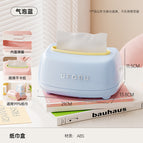 Curved tissue box-bubble blue