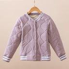 Purple [women's cotton clothes] / 110cm [recommended height 95-110cm]