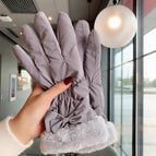 Purple - skin-feeling bow / One size fits all