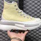 Lemon yellow high tops (size runs half a size too large) / 35