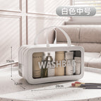 Portable toiletry bag [medium size] white