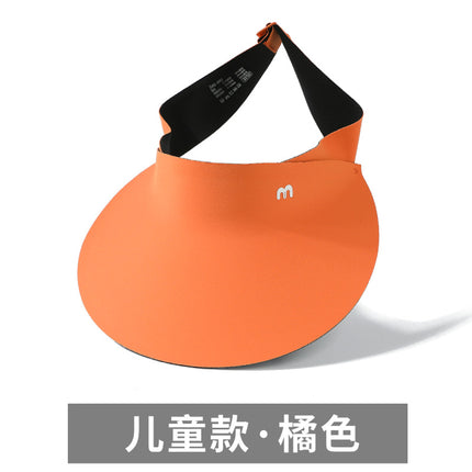 Big-brimmed Hat Empty-top Women's Sunscreen Hat Summer Face-shading Unmarked Sun Hat UV-proof Hat Outdoor Cycling