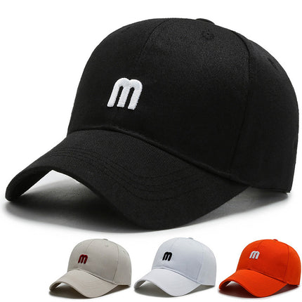 Hat Women's Korean-style Casual Embroidered Small m Cap Men's Spring and Summer Outdoor Sunshade Fashion Tide Brand Baseball Cap