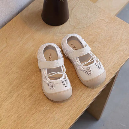 2025 Summer New Children's Shoes Little Girl's Tianme Lace-up Casual Shoes Korean Style Fashionable Girls' Frame Shoes