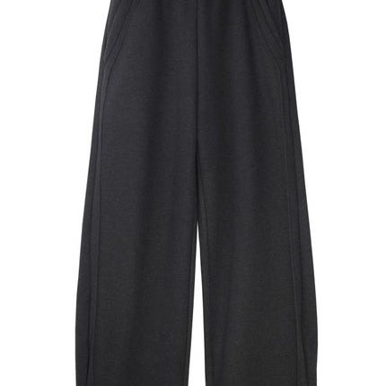 New Autumn and Winter Women's Personalized Versatile Scimitar Pants for Travel, Sports Casual Pants, Loose Wide-Leg Sports Pants