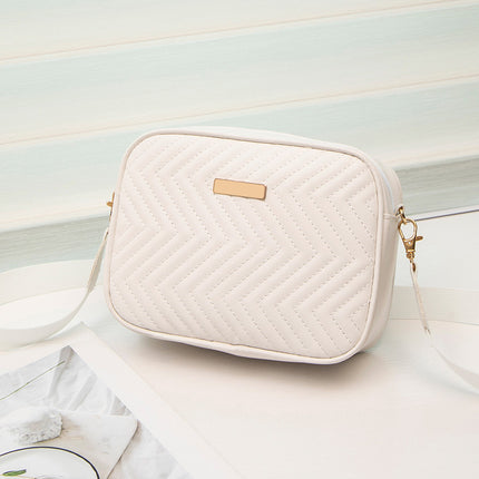 High-end ladies bag 2024 new foreign trade camera bag messenger bag wave embroidery shoulder bag wholesale bags