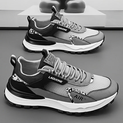 Forrest Gump Men's Shoes, Summer Breathable High-End Mesh Sneakers, Thin Sports Casual Dad Shoes for Teenagers, Odor-Resistant Trendy Shoes