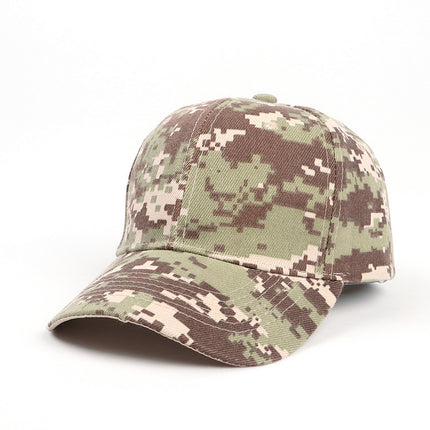 High Quality Baseball Cap Men and Women CS Hat Sunscreen Sun Hat Summer Camp Hat Student Military Training Camouflage Hat