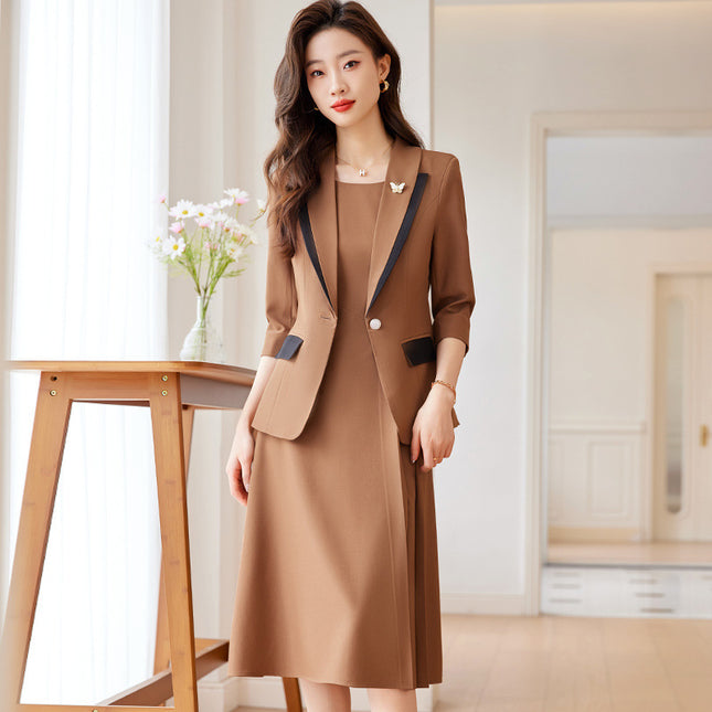 Suit suit Women's Spring 2023 New Stylish Fashionable Elegant Socialite High-end High-end dress Two-piece Set
