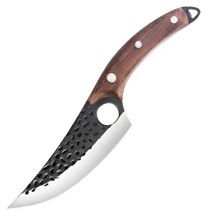 Yangjiang knife hand-forged hammer pattern kitchen knife bone-cutting knife slaughter knife killing fish peeling and cutting cattle high hardness chef knife