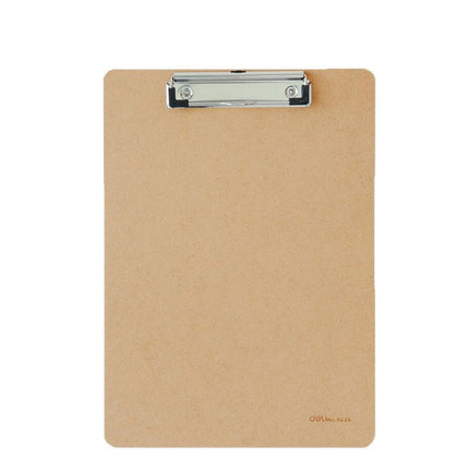 Deli 9226 Writing Board Clip A4 Folder Butterfly Clip Wooden Writing Clip Board Writing Pad Drop Shipping