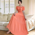 Coral color / Free size (can be worn inside 70kg )