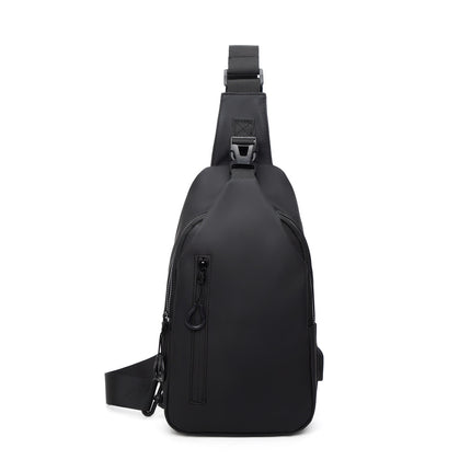 Chest Bag Men's Shoulder Crossbody Bag Simple Casual Trendy Multi-function Shoulder Bag Men's Bag Small Backpack Fashionable Chest Bag