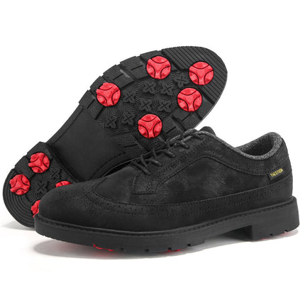 K55 Cross-Border Direct Supply Matte Leather Shoes Golf Shoes Sports Shoes Fixed Nails