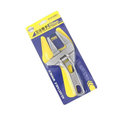 Cross-Border Bathroom Wrench Wholesale Short-Handle Adjustable Wrench Aluminum Alloy Lightweight Large-Opening Adjustable Wrench Mini Wrench