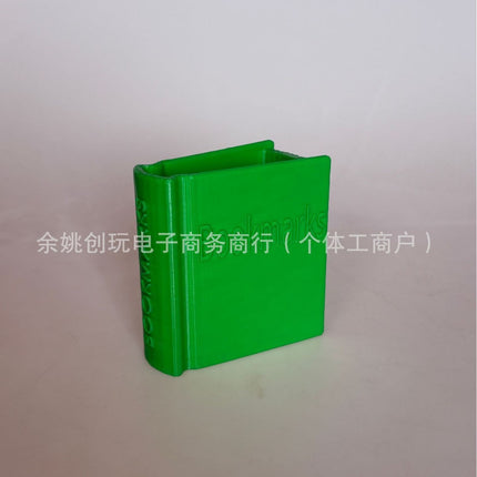 Cross-Border New Product Book Shaped Bookmark Holder 3D Printed Mini Bookshelf Bookmark Holder