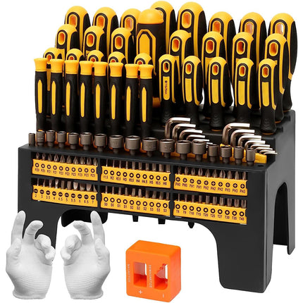 Screwdriver repair set toolbox set Winton tools factory direct cross-border 118pc green blue suit 131 yellow