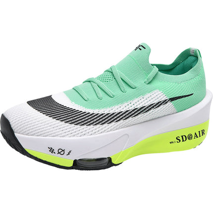 Shoes Men's New Summer Fly-Knit Air-Cushion Shoes High-End Sports Shoes Casual Shoes Breathable Youth Running Shoes Breathable