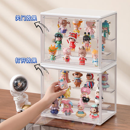 Blind Box Storage Display Stand Desktop Transparent Dustproof Acrylic Lego Bubble Mate Storage Cabinet Hand Display Box