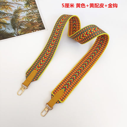 Canvas Bag Strap Accessories Crossbody Bag Strap Accessories Strap Crossbody Wide Extended Backpack Strap Pu Leather Woven Replacement Strap