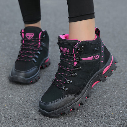 Women's Shoes Cross-Border Large Size Outdoor Shoes High-Top Shoes Wear-Resistant Shoes Hiking Shoes Sports Shoes Rock Climbing Shoes Physical Training Shoes